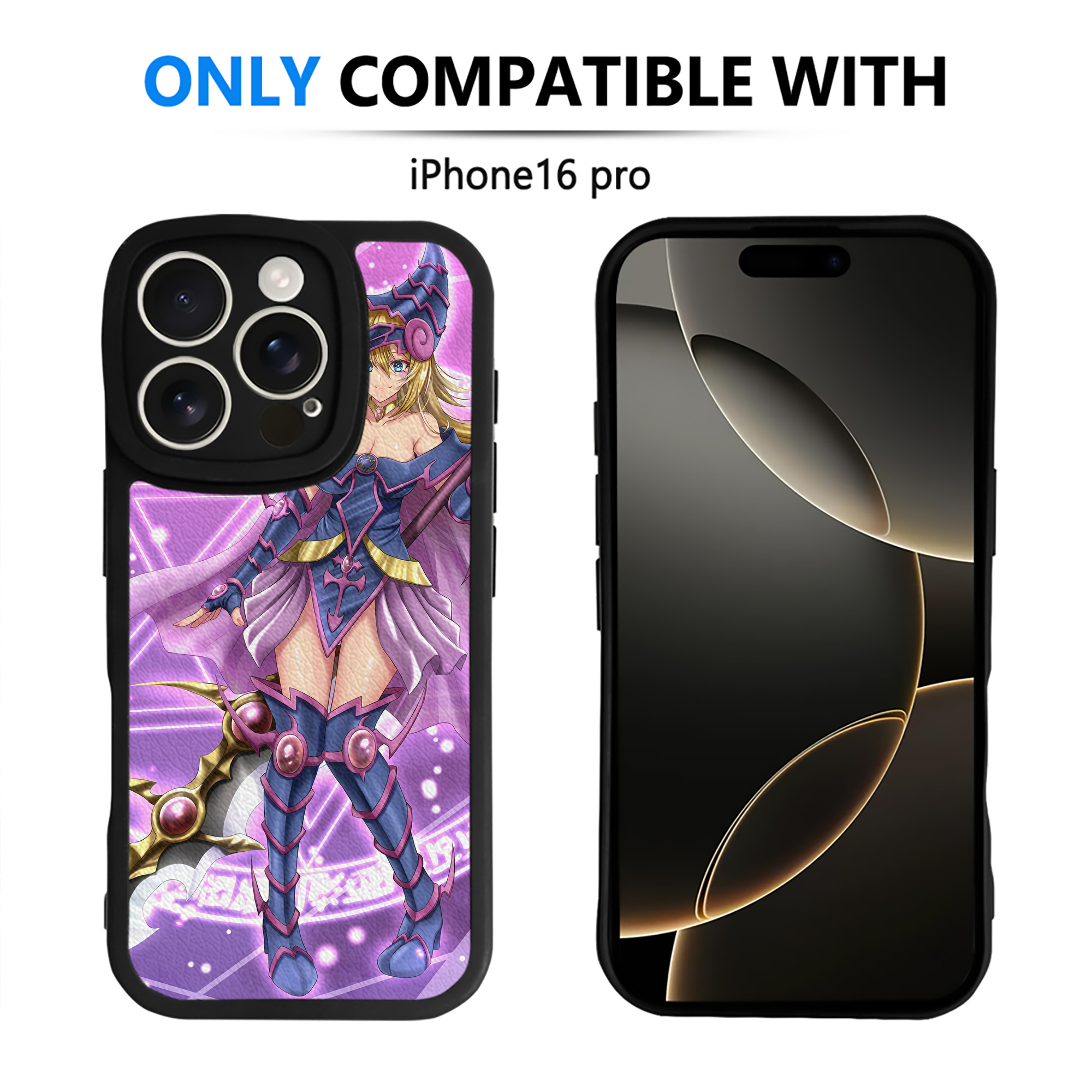 （画像用） 遊☆戯☆王 Yu-Gi-Oh! 【iPhone 16シリーズ対応】シリコンスマホケース（レザー調） 材質：シリコン